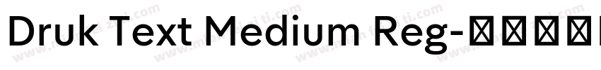 Druk Text Medium Reg字体转换